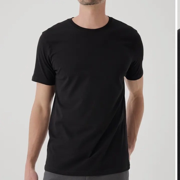 Pact Other - PACT Organic Softspun Men’s Black Crew Neck Tee Size Large
